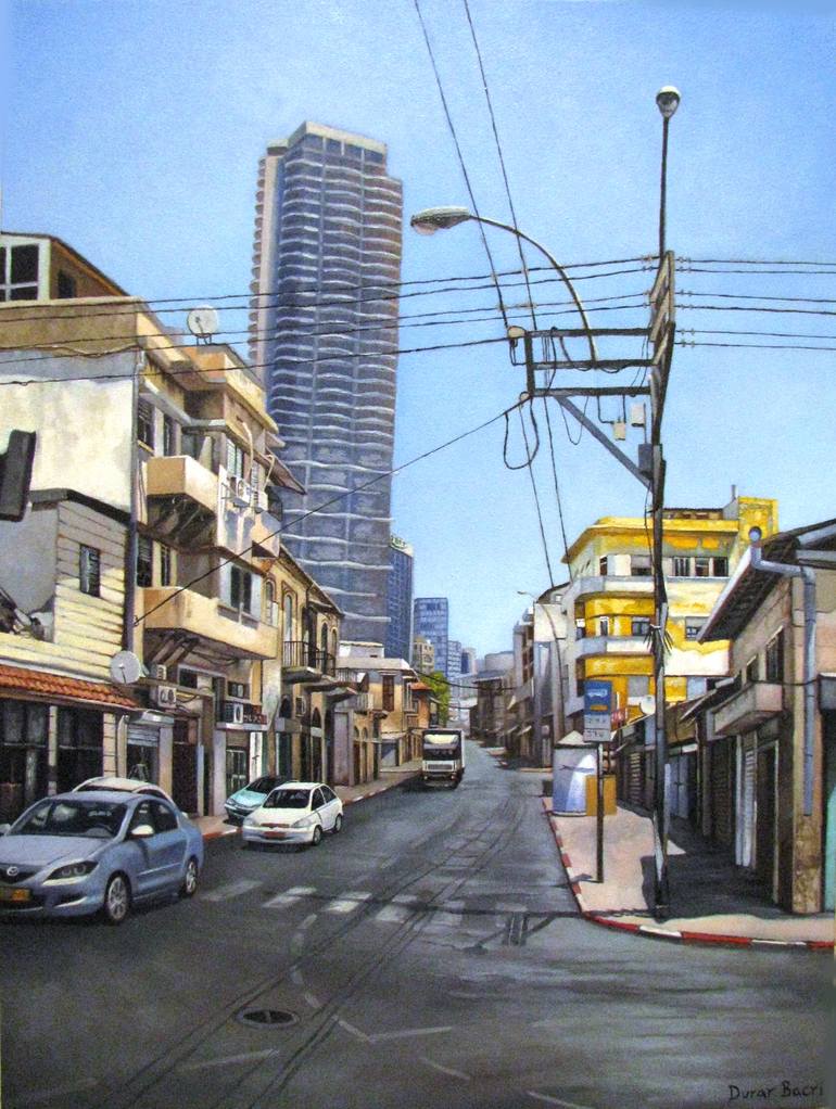 Original Realism Cities Painting by Durar Bacri