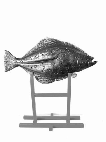 Original Figurative Fish Sculpture by Kirk McGuire