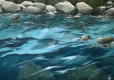 Original Realism Water Paintings by Luna Jovanovic