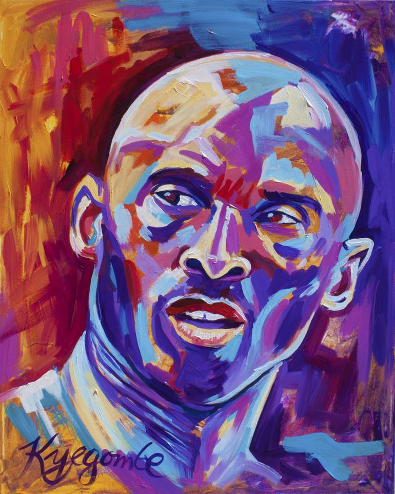 Kobe Bryant Portrait Painting by PAUL KYEGOMBE | Saatchi Art