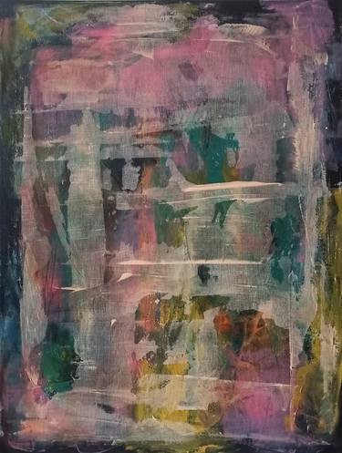 Original Glitch Abstract Paintings by Silvia Trebbi