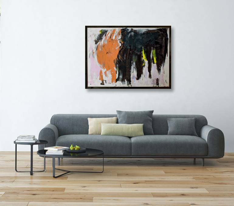 Original Minimalism Abstract Painting by Silvia Trebbi