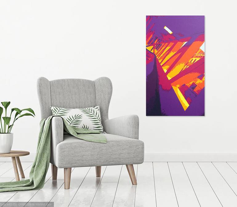 Original Modern Architecture Painting by Natalie Corman