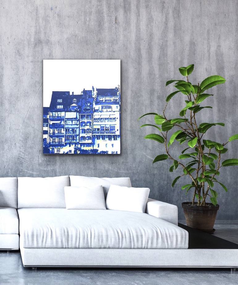 Original Cities Painting by Natalie Corman