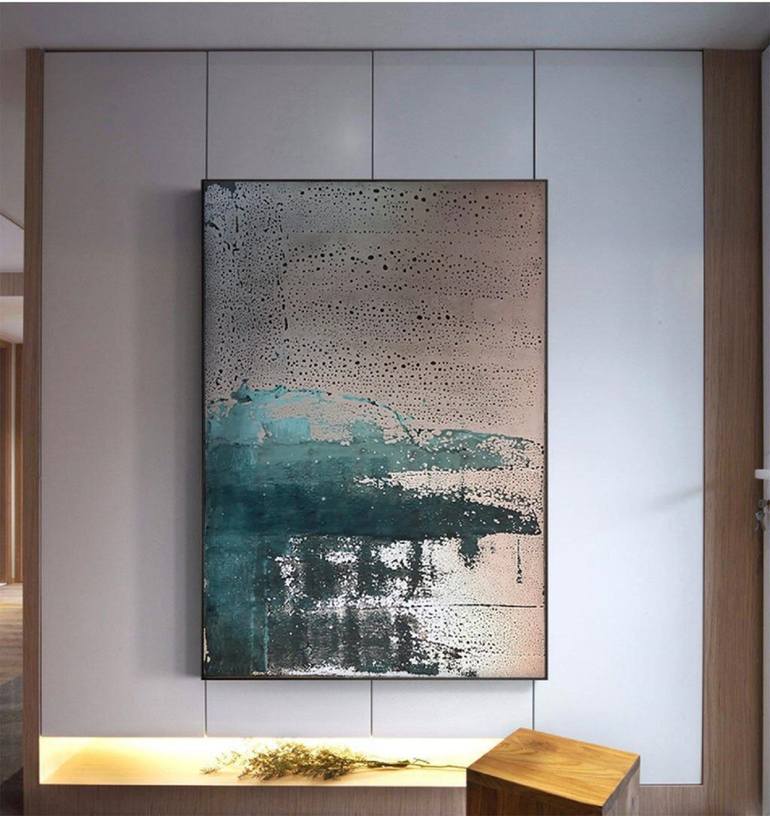 Original Abstract Expressionism Abstract Painting by Mariya Lobotskaya