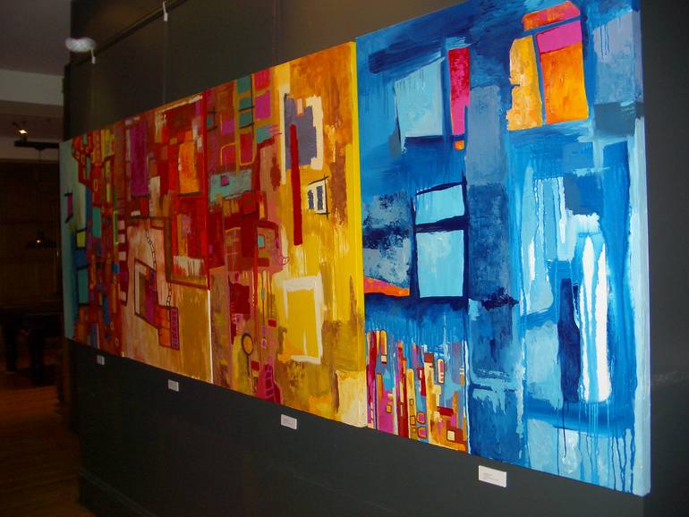 Original Abstract Expressionism Abstract Painting by Tasha Riley