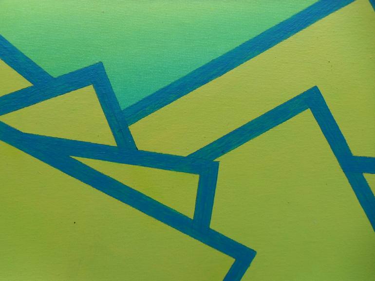 Original Abstract Expressionism Abstract Painting by Aibek Nogorbekov