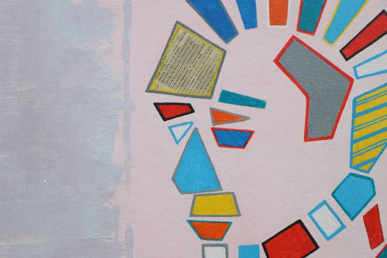 Original Abstract People Painting by Aibek Nogorbekov