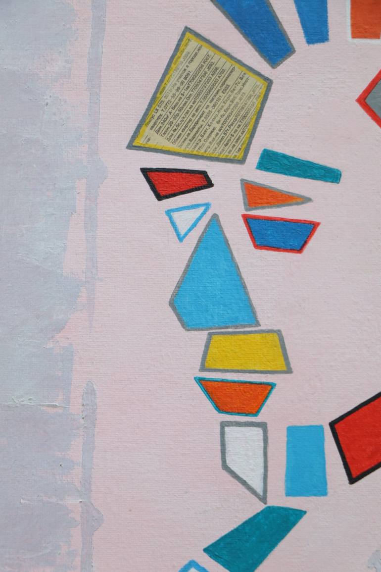 Original Abstract People Painting by Aibek Nogorbekov