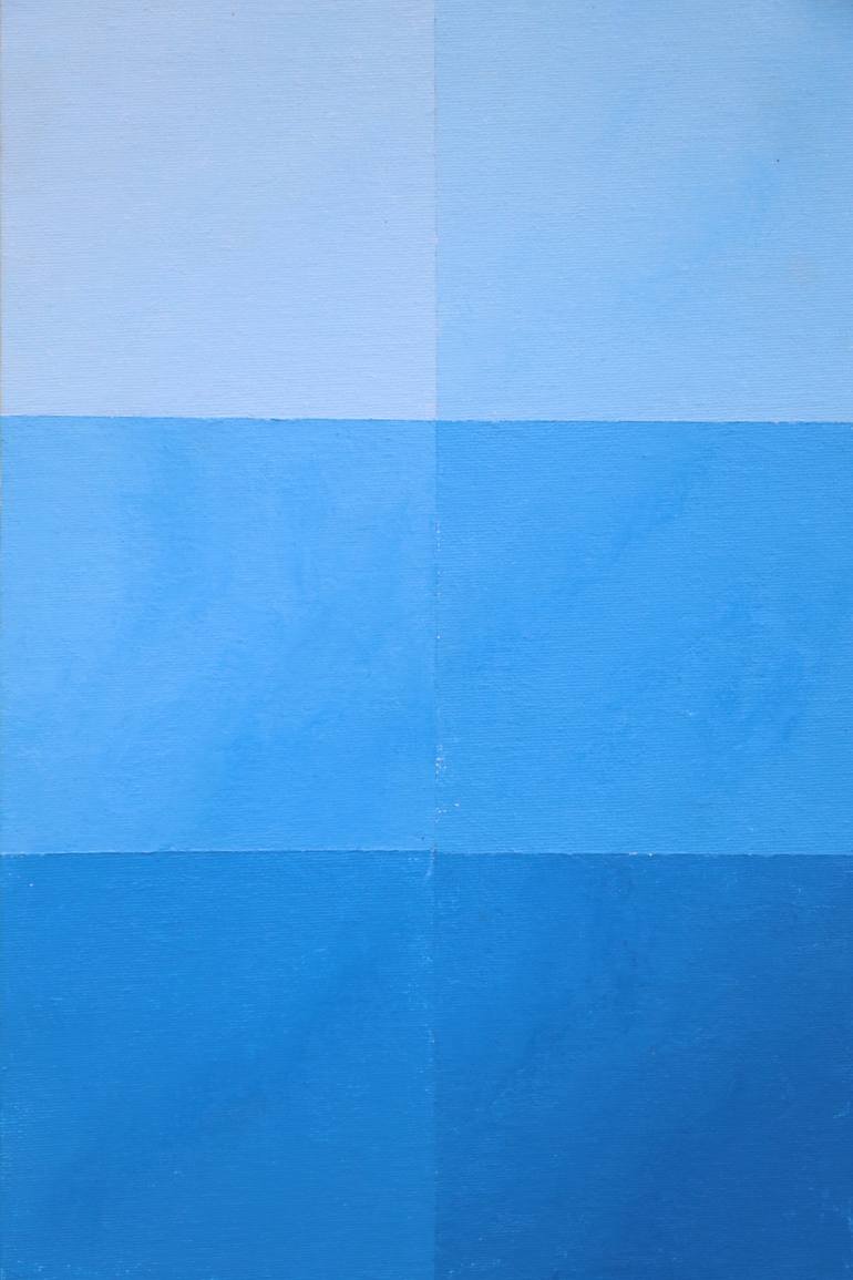 Original Abstract Geometric Painting by Aibek Nogorbekov