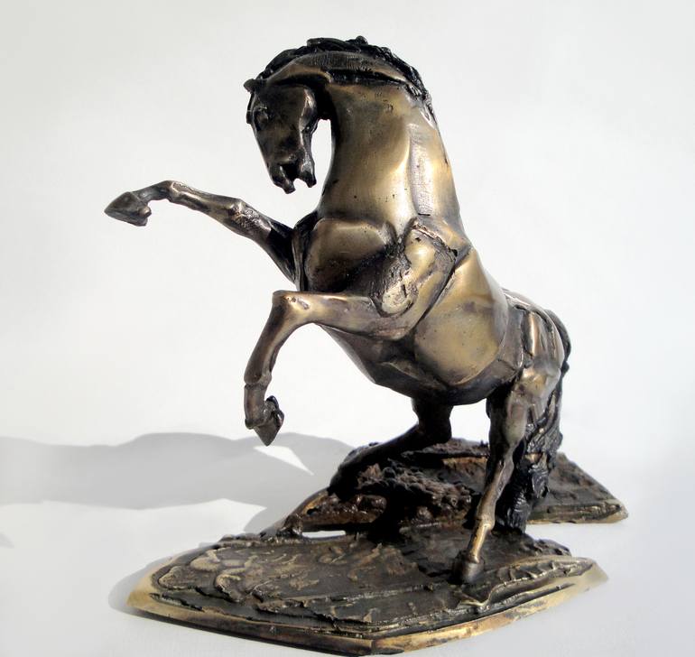 Original Figurative Horse Sculpture by Nikola Kolev