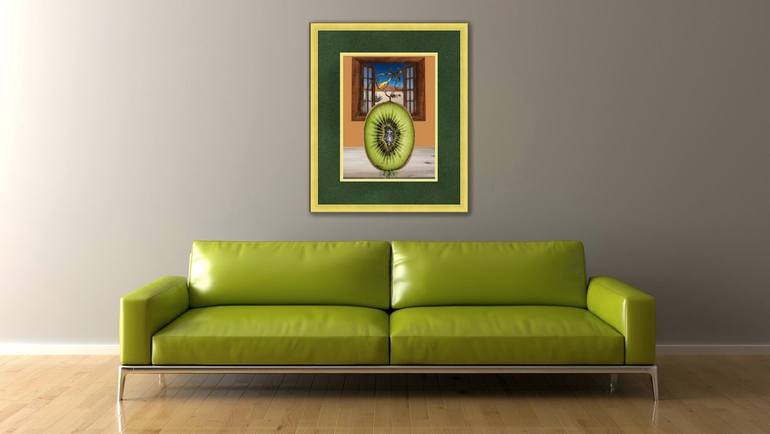 Original Abstract Landscape Mixed Media by Edwina Cobham