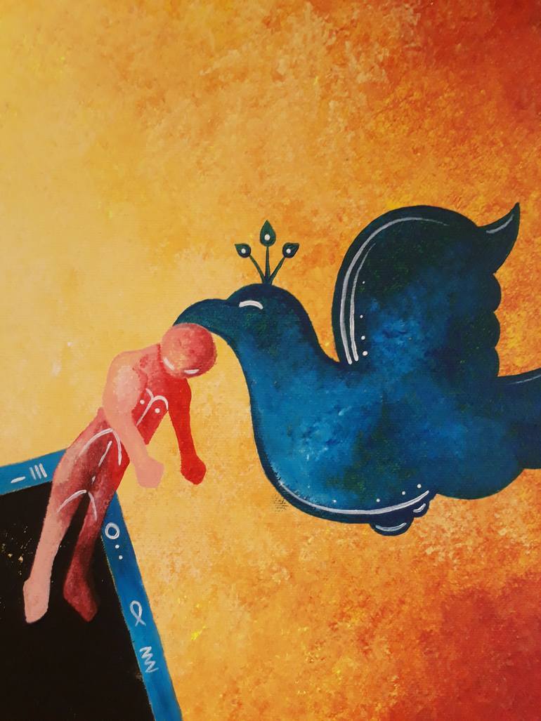 Original Figurative Fantasy Painting by Levente Toth