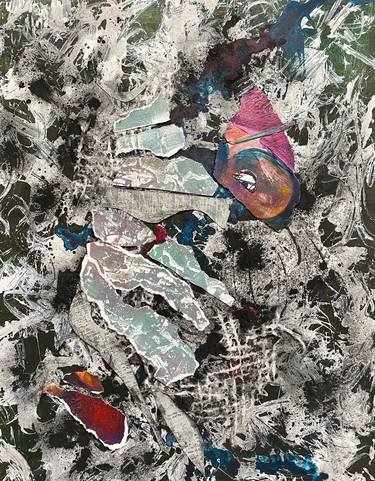 Original Abstract Collage by Raya Dukhan