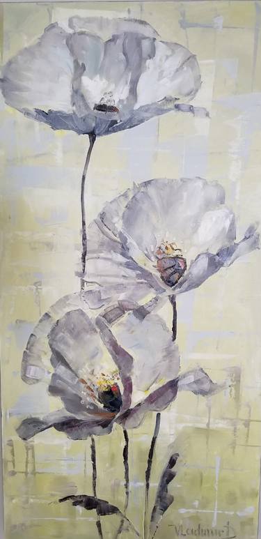 Print of Expressionism Floral Paintings by Vladimir Demidovich
