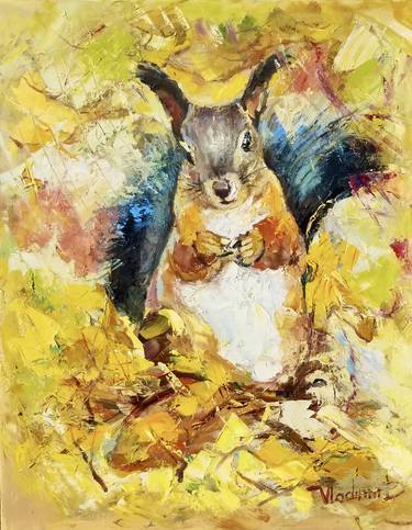 Original Expressionism Animal Paintings by Vladimir Demidovich