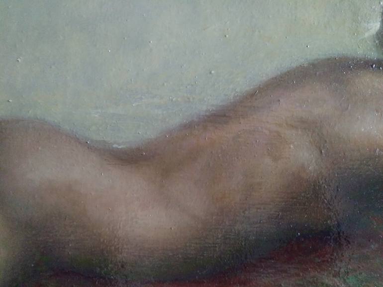 Original Fine Art Nude Painting by Vaughn Gillson