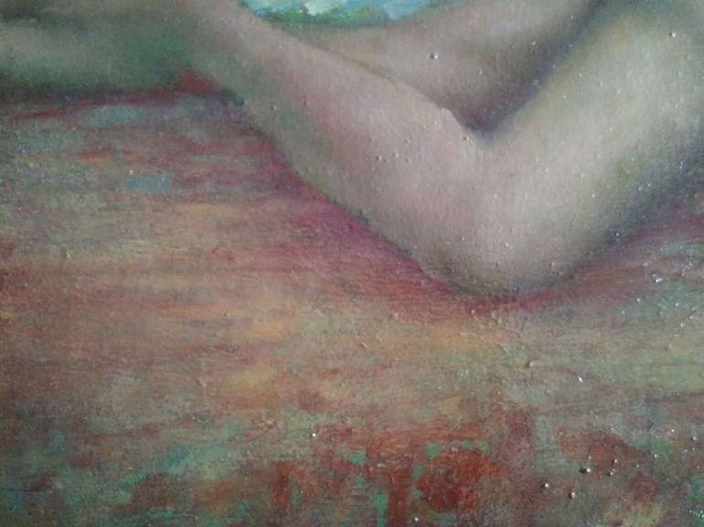 Original Fine Art Nude Painting by Vaughn Gillson