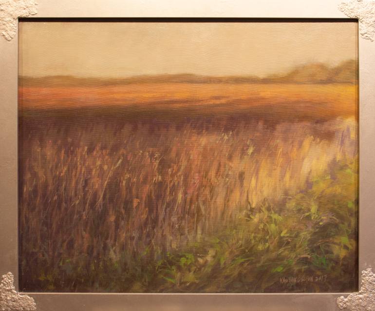 Original Abstract Expressionism Landscape Painting by Vaughn Gillson