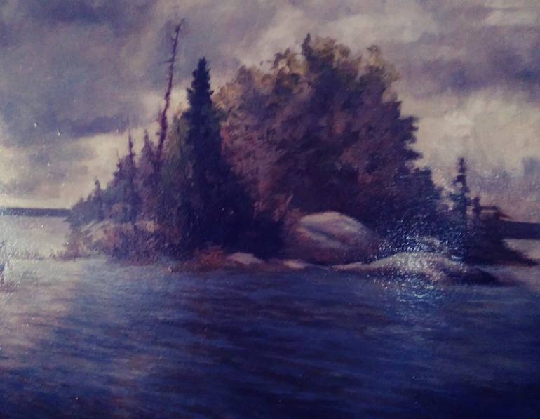 Original Figurative Landscape Painting by Vaughn Gillson