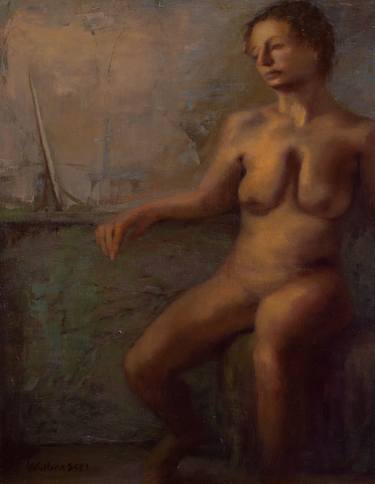 Original Figurative Nude Paintings by Vaughn Gillson