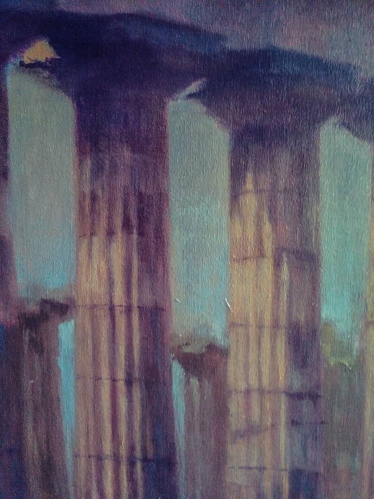Original Expressionism Architecture Painting by Vaughn Gillson