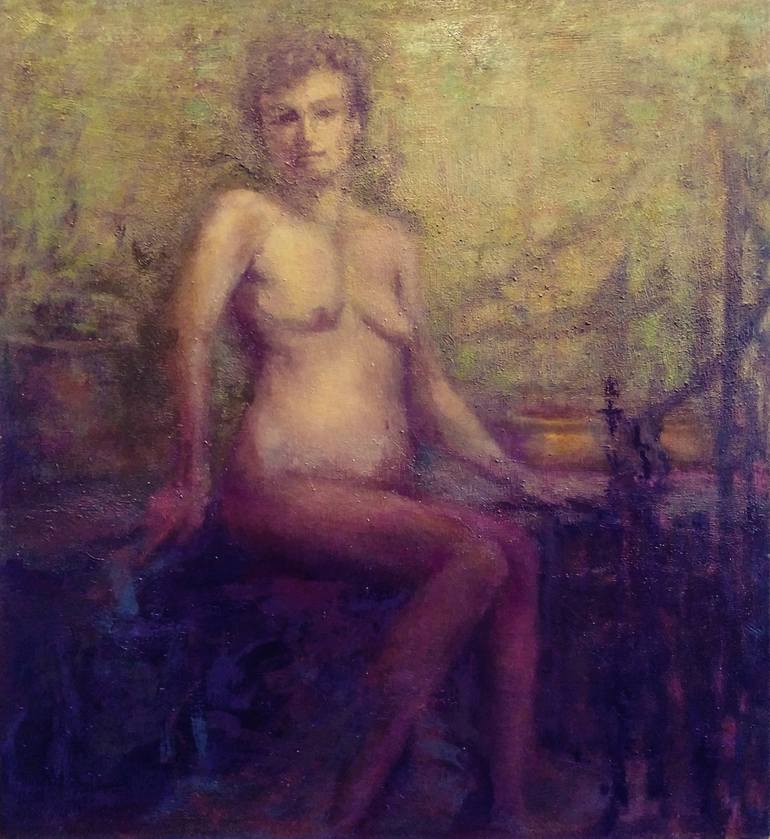 Original Figurative Nude Paintings by Vaughn Gillson