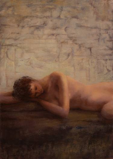 Original Figurative Nude Paintings by Vaughn Gillson