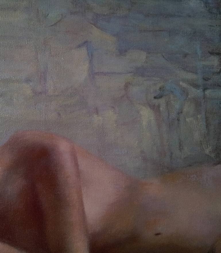 Original Expressionism Nude Painting by Vaughn Gillson
