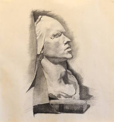 Original Figurative Portrait Drawings by Vaughn Gillson