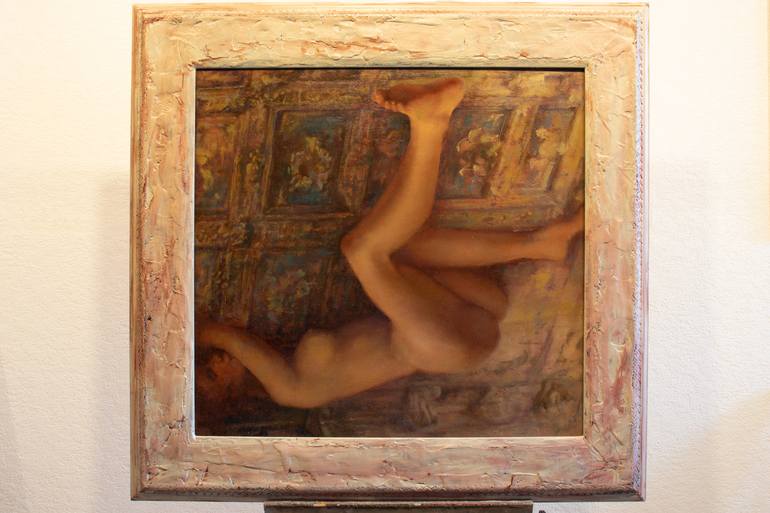 Original Expressionism Nude Painting by Vaughn Gillson