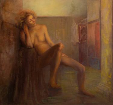 Original Figurative Nude Paintings by Vaughn Gillson