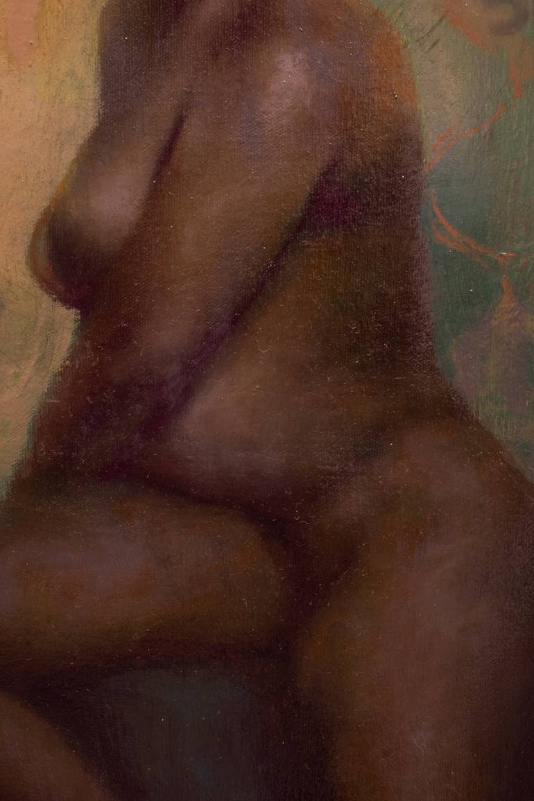 Original Figurative Nude Painting by Vaughn Gillson