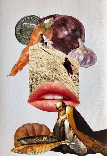 Original Conceptual Religion Collage by Nadejda Lungu