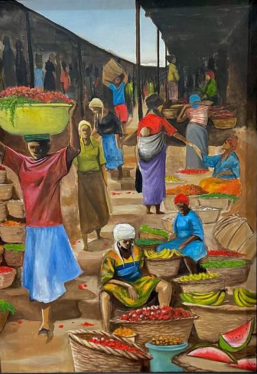 Original Realism Landscape Paintings by Ayomide Joshua
