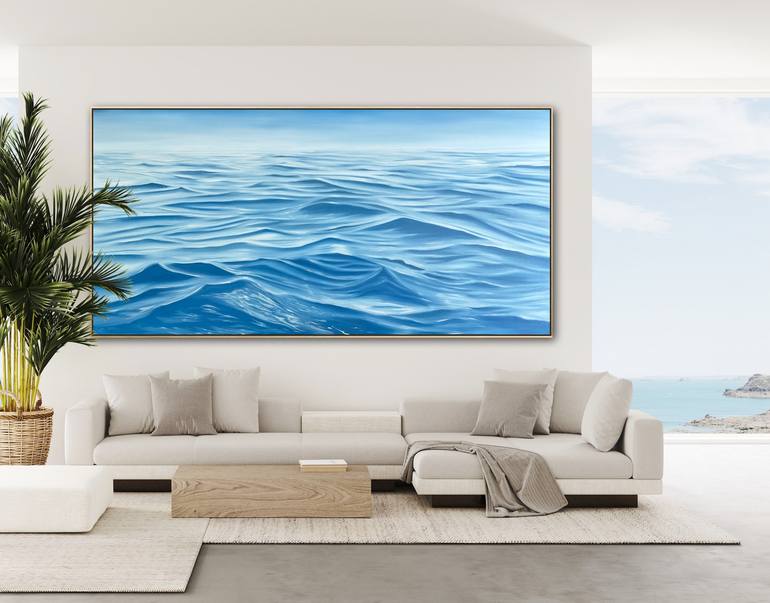 Original Abstract Seascape Painting by Alanah Jarvis