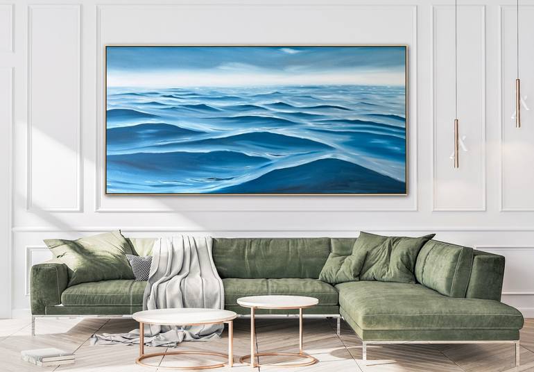 Original Impressionism Seascape Painting by Alanah Jarvis