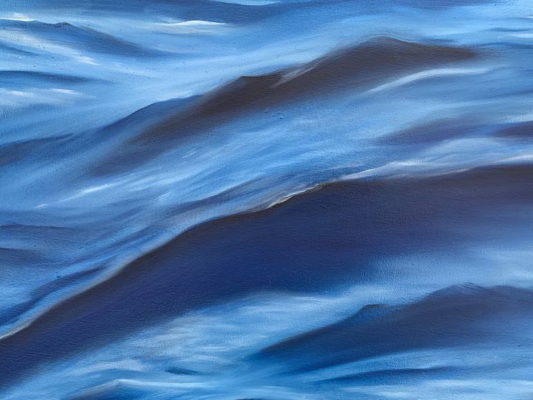 Original Abstract Expressionism Seascape Painting by Alanah Jarvis