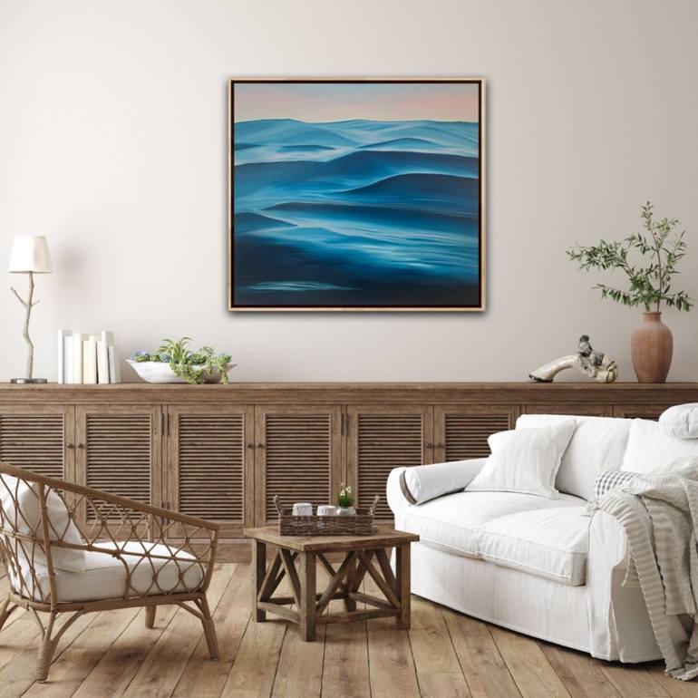 Original Abstract Seascape Painting by Alanah Jarvis