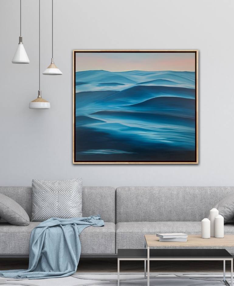 Original Abstract Seascape Painting by Alanah Jarvis