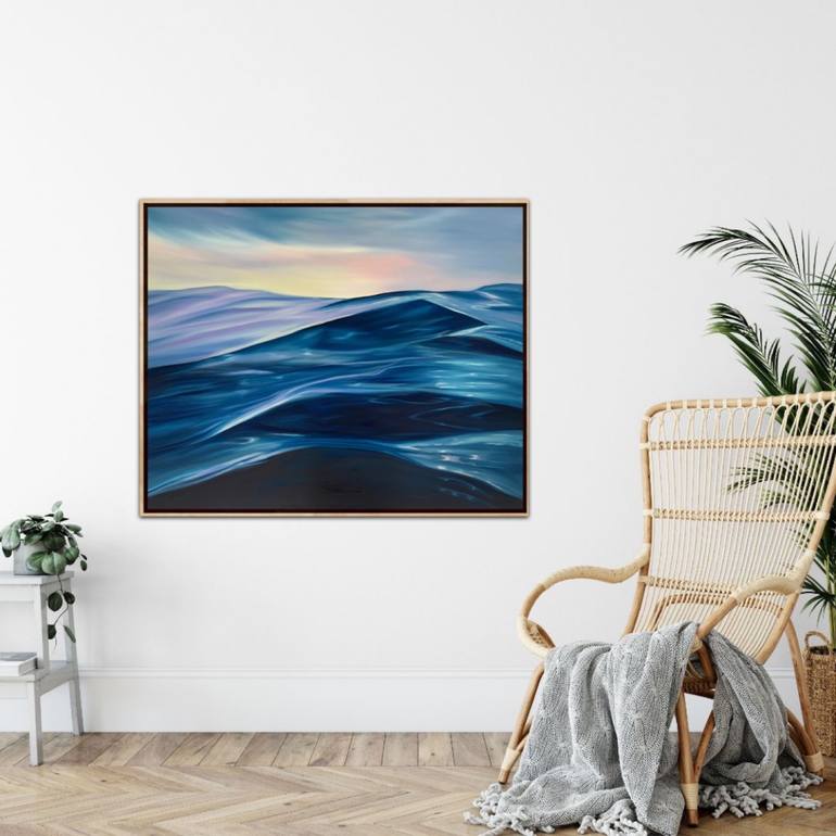 Original Abstract Seascape Painting by Alanah Jarvis