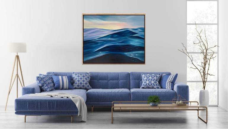 Original Abstract Seascape Painting by Alanah Jarvis