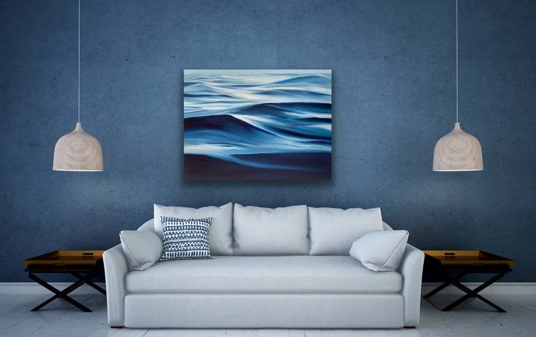 Original Abstract Seascape Painting by Alanah Jarvis