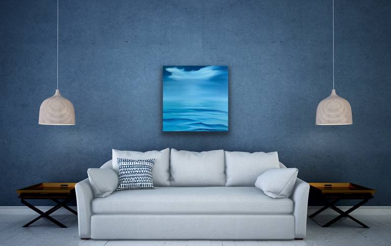 Original Abstract Seascape Painting by Alanah Jarvis