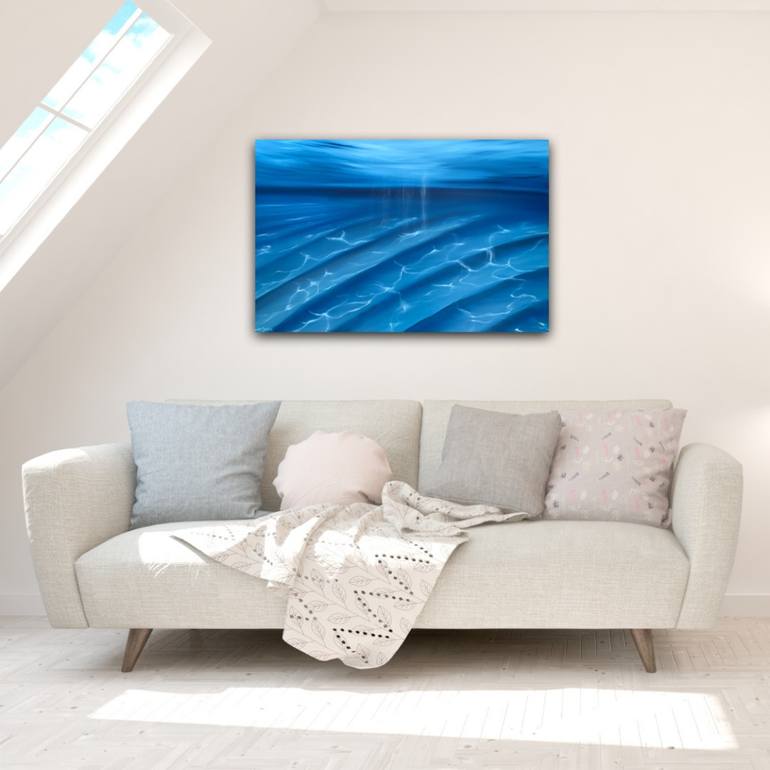 Original Abstract Seascape Painting by Alanah Jarvis