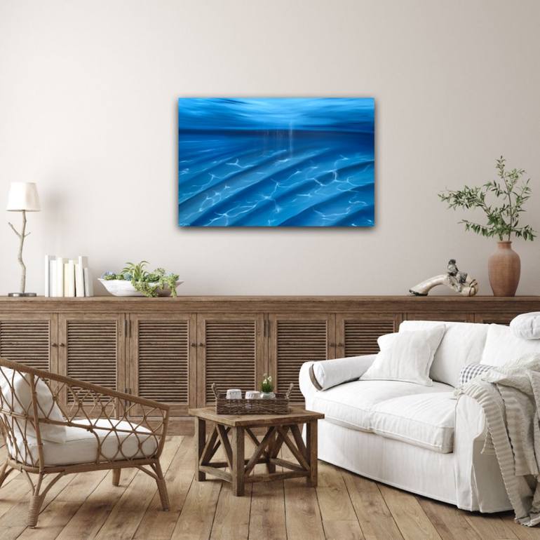 Original Abstract Seascape Painting by Alanah Jarvis