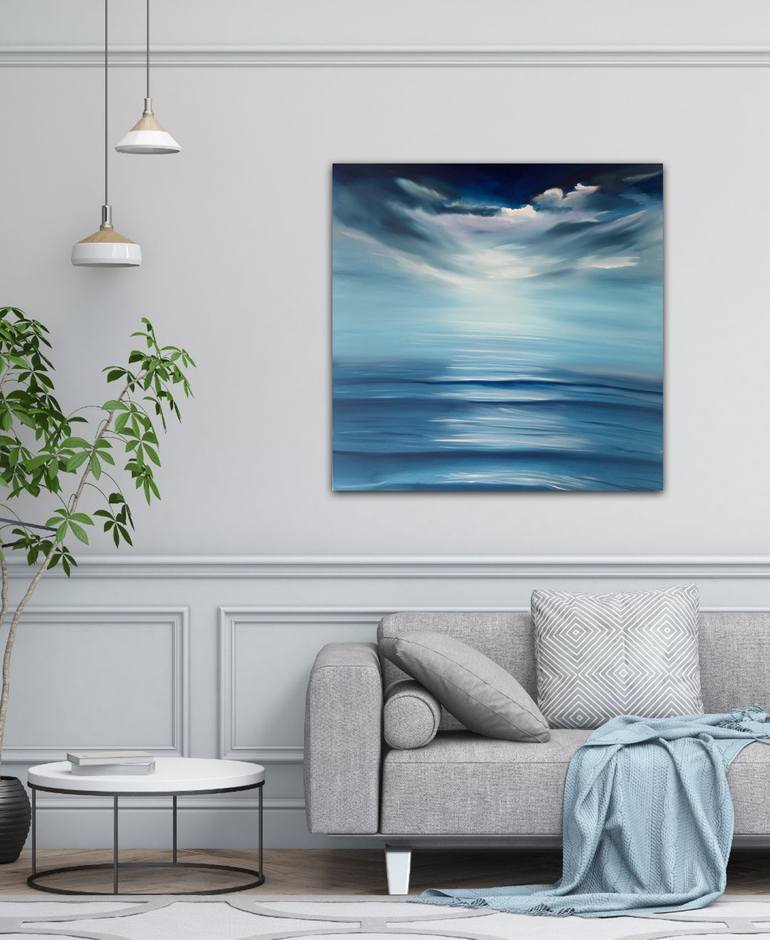 Limitless Ocean Painting by Alanah Jarvis | Saatchi Art