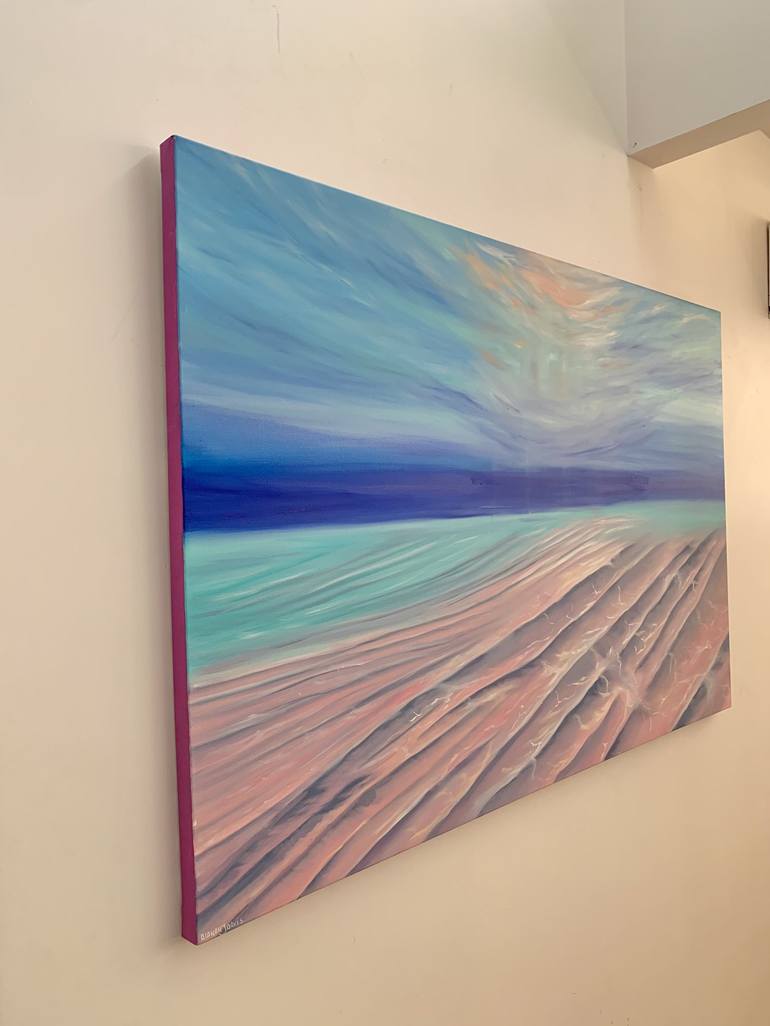 Original Abstract Seascape Painting by Alanah Jarvis