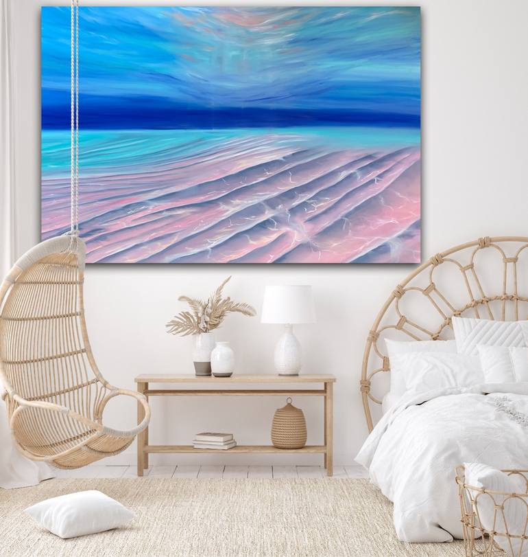 Original Abstract Seascape Painting by Alanah Jarvis