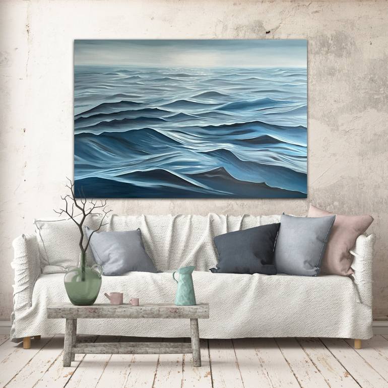 Original Illustration Seascape Painting by Alanah Jarvis